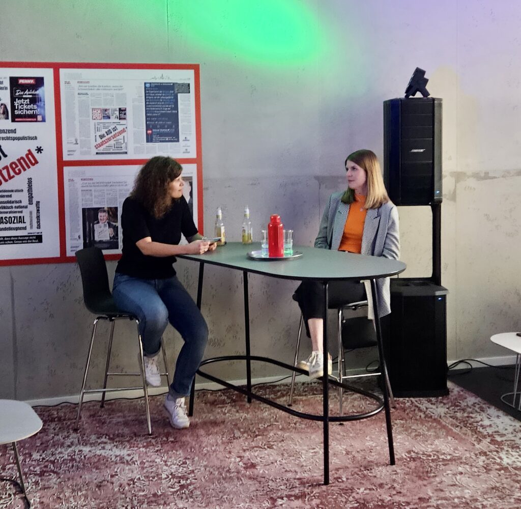 Live-Interview mit OMR-Geschäftsführerin Isabelle Gardt.